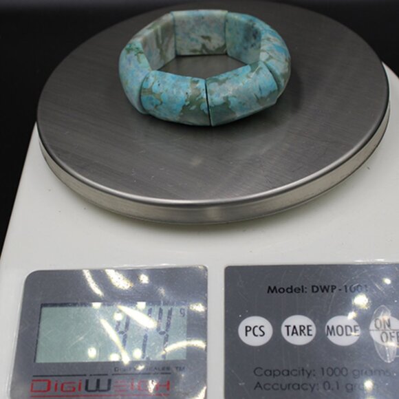 Multicolor Turquoise Stretch Bracelet - Picture 5 of 6